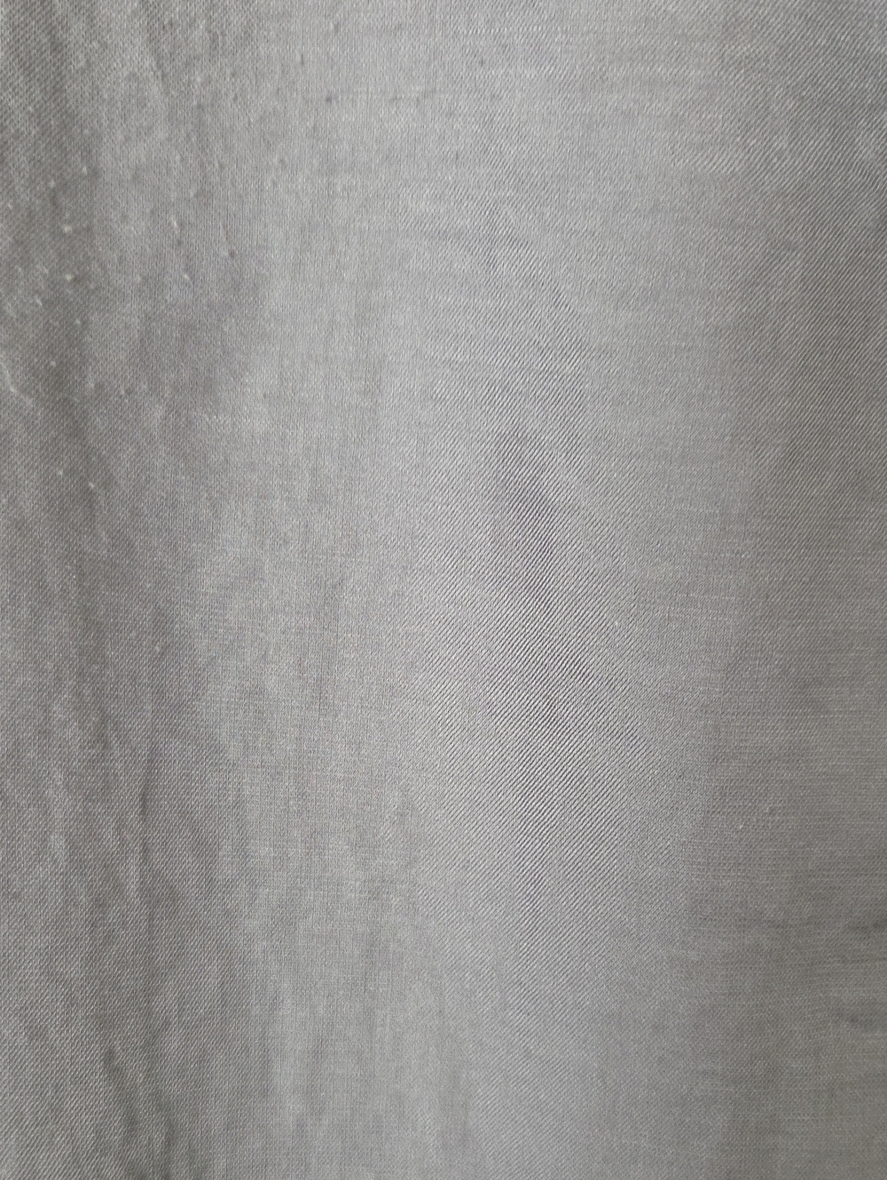 LOFT Slate Gray Sleeveless Ruffle-Front Blouse - Picture 2 of 8